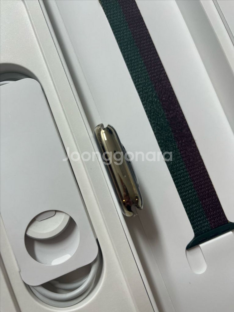 애플워치7스테인리스 45mm 정품풀셋--4