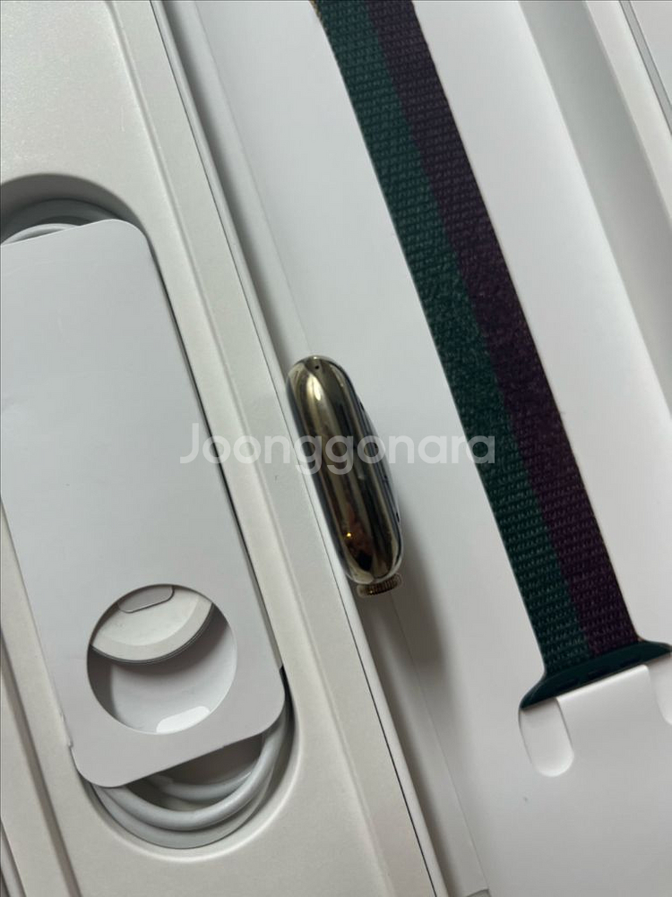 애플워치7스테인리스 45mm 정품풀셋--5