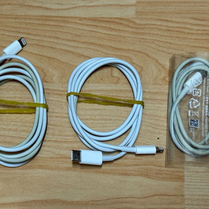 애플 정품 케이블 (c타입+8핀)