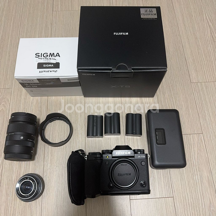 x-t5(민트급) 시그마18-50,인더스타69 일괄--0