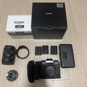 x-t5(민트급) 시그마18-50,인더스타69 일괄
