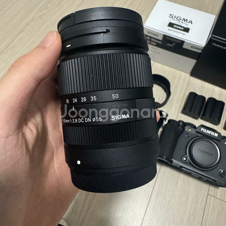 x-t5(민트급) 시그마18-50,인더스타69 일괄--2