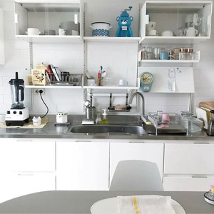 레어로우 시스템선반 유리도어 캐비닛2개