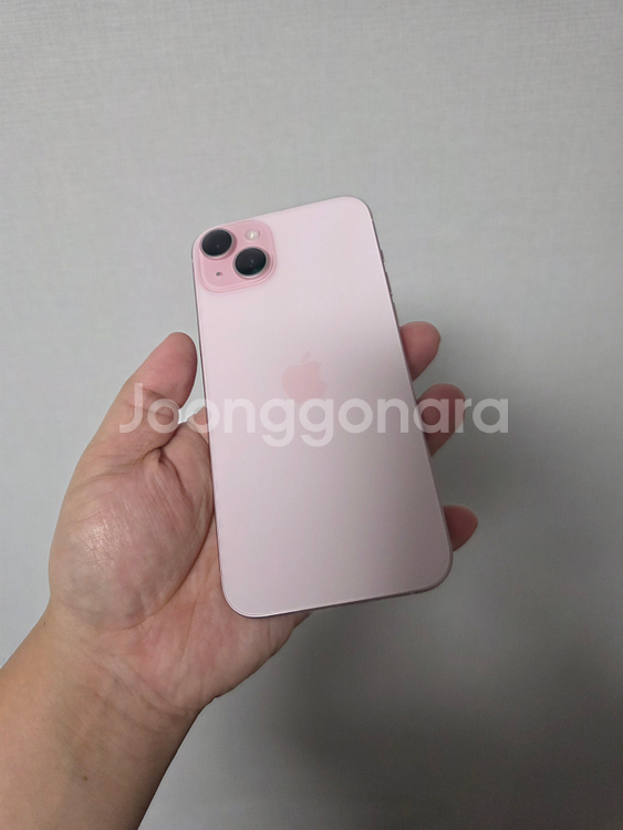 아이폰15플러스 핑크 128기가 SS급 팝니다.--1