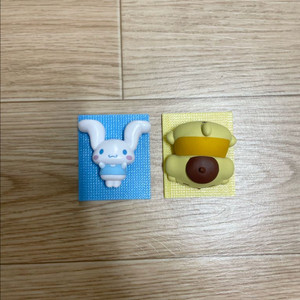 산리오 시나모롤/폼폼푸린 요가 피규어 일괄