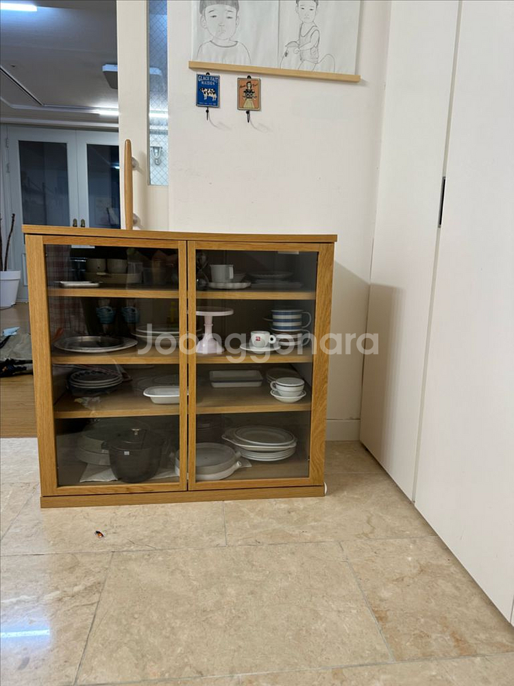 무인양품 캐비닛 그릇장--1