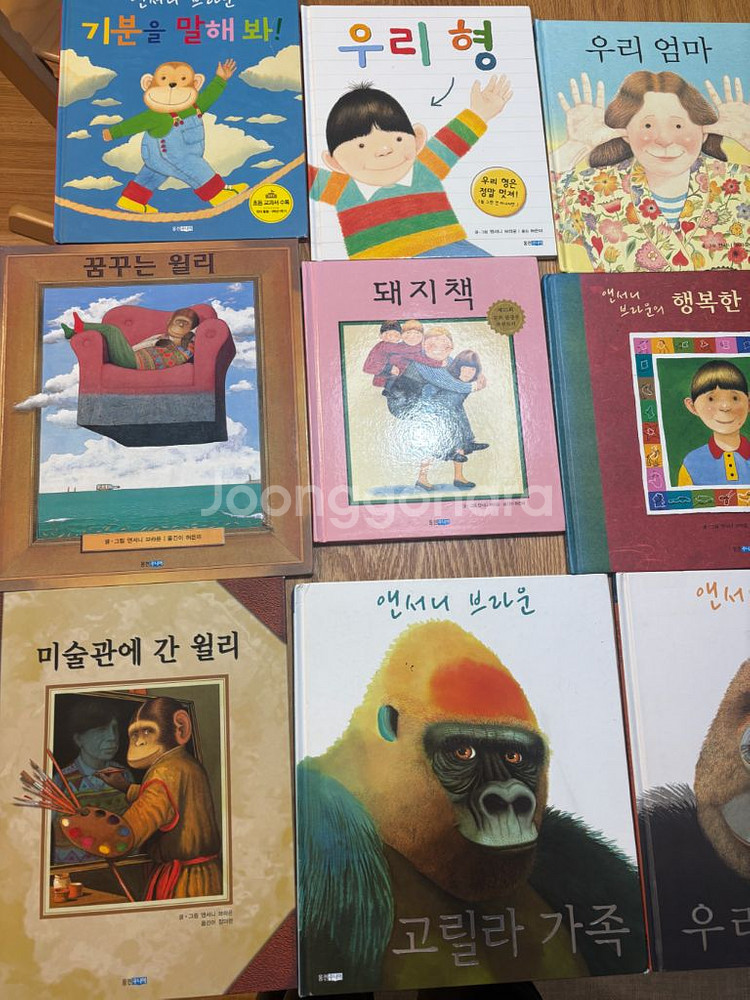 앤서니 브라운 책 11권 일괄--0