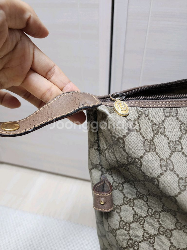 (정품) 구찌 쇼퍼백 숄더백 빅사이즈가방 여행가방--4