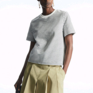COS 코스 클린컷 스트라이프 반팔 티셔츠