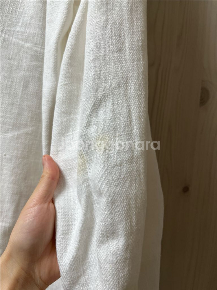 흰색 화이트 린넨 블레이저 자켓 가내스라 미뉴에트 라이--3