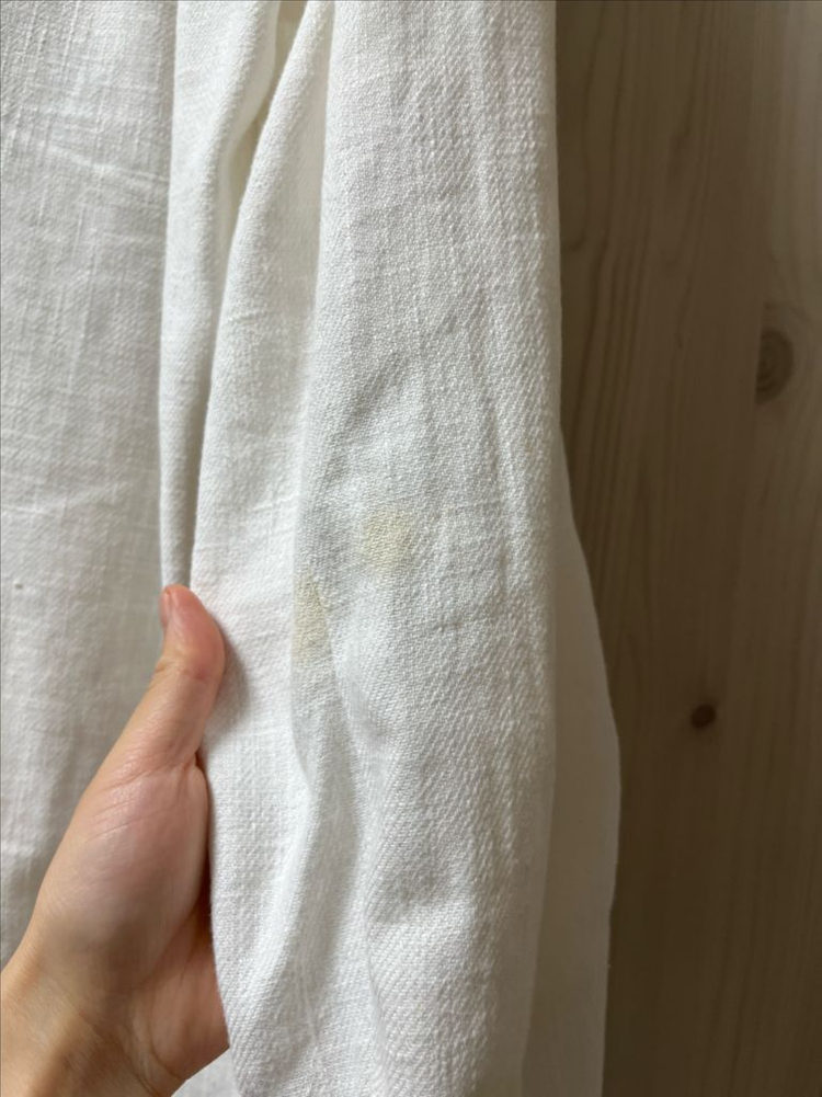 흰색 화이트 린넨 블레이저 자켓 가내스라 미뉴에트 라이--3