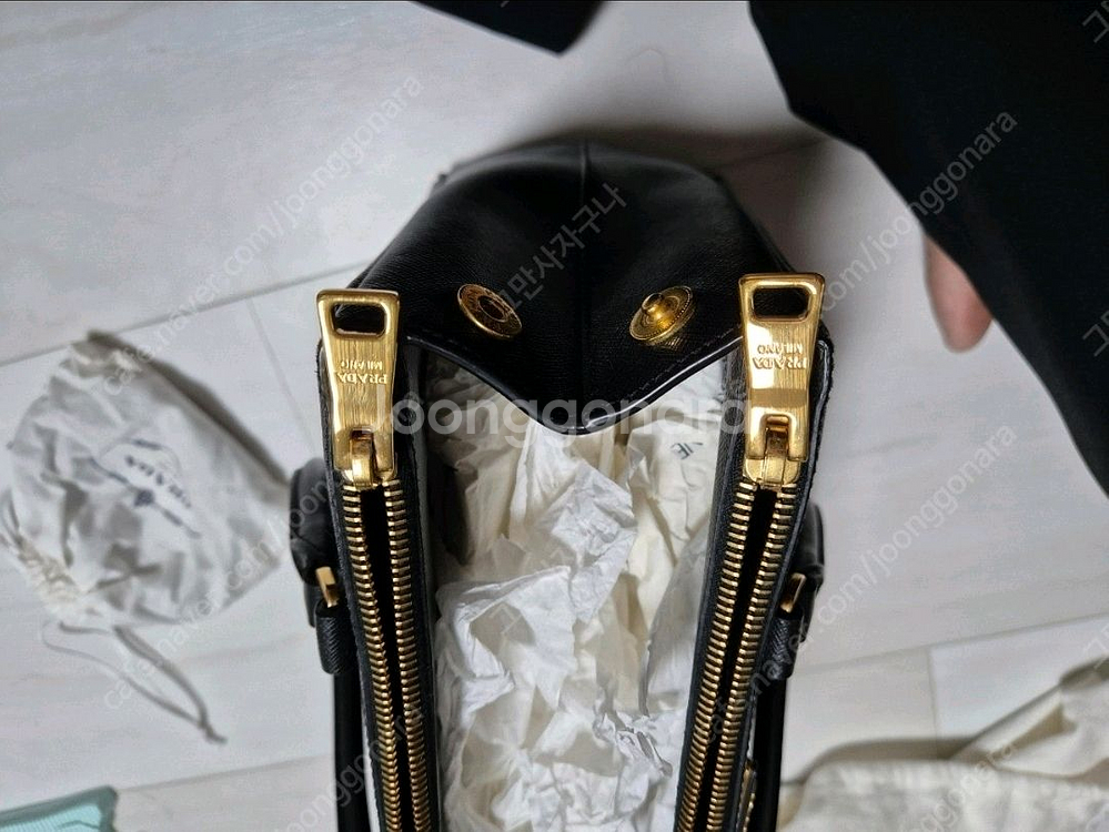 프라다 사피아노 갤러리아백--8