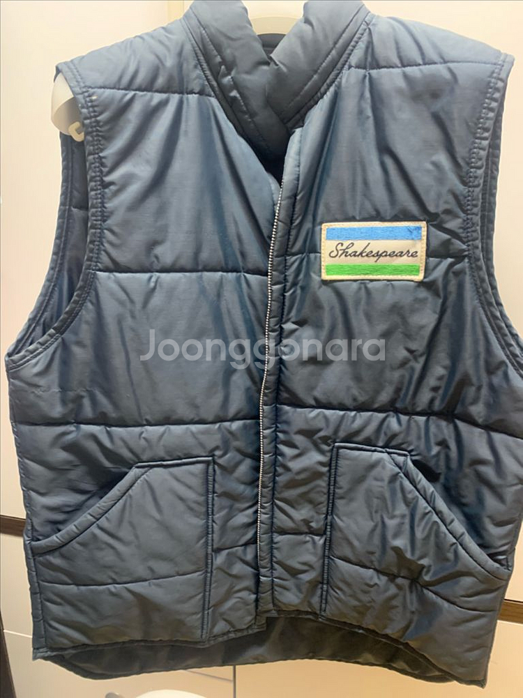 빈티지 패딩 조끼--0