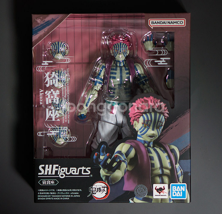 SHF 아카자 귀멸의 칼날 피규어 미개봉 새제품--0