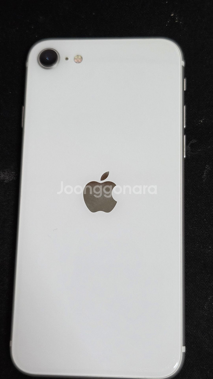 아이폰 SE 2세대 64GB 화이트 외관 A급--0