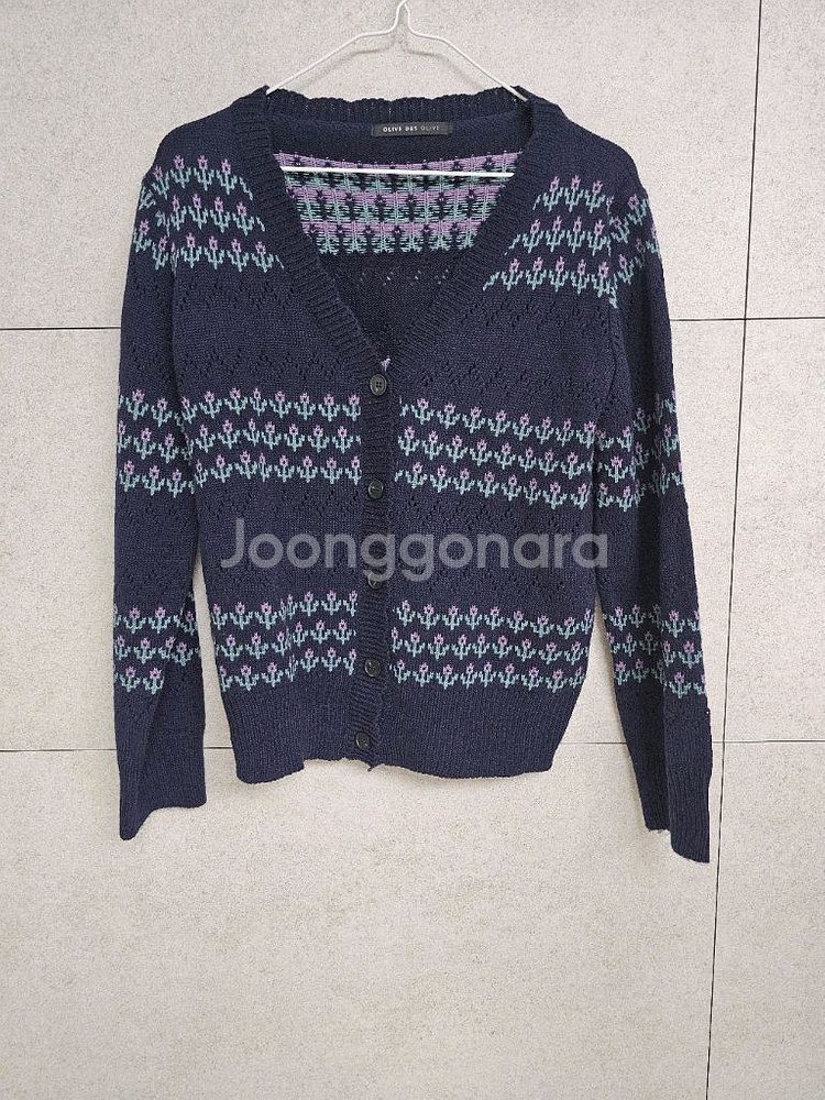 올리브데 올리브 가디건--0