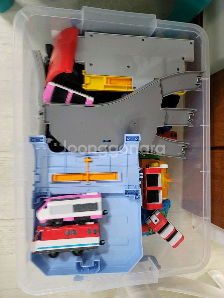 띠띠뽀 전동 기차놀이 세트 일괄(기차5대)--3