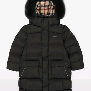 닥스키즈 닥스리틀 덕다운 벤치 롱패딩 폭스퍼 140사이