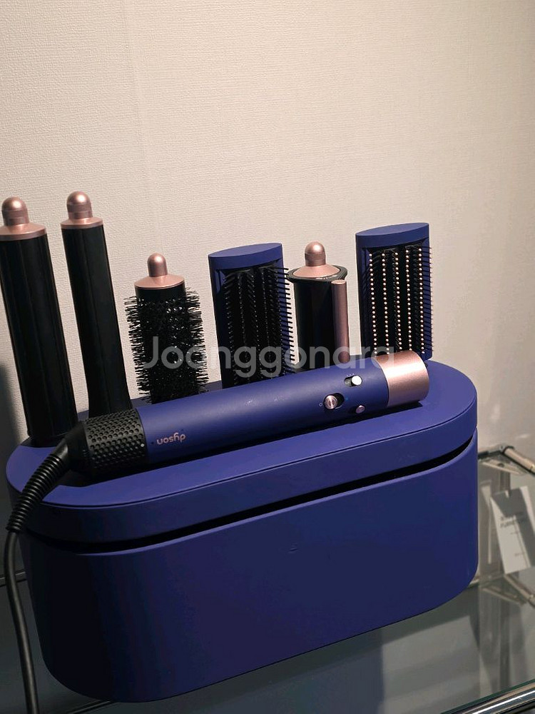 다이슨 에어랩 멀티스타일러 롱 (빈카블루/로제) 상태굿--2