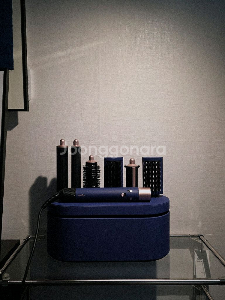 다이슨 에어랩 멀티스타일러 롱 (빈카블루/로제) 상태굿--0