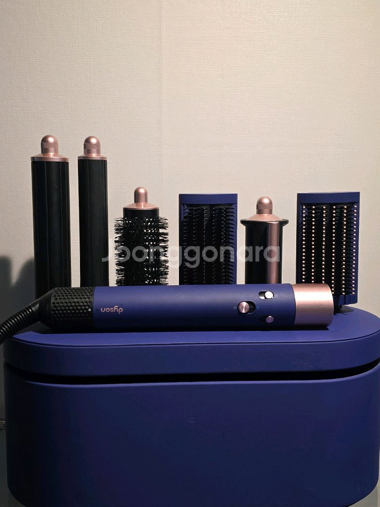 다이슨 에어랩 멀티스타일러 롱 (빈카블루/로제) 상태굿--3