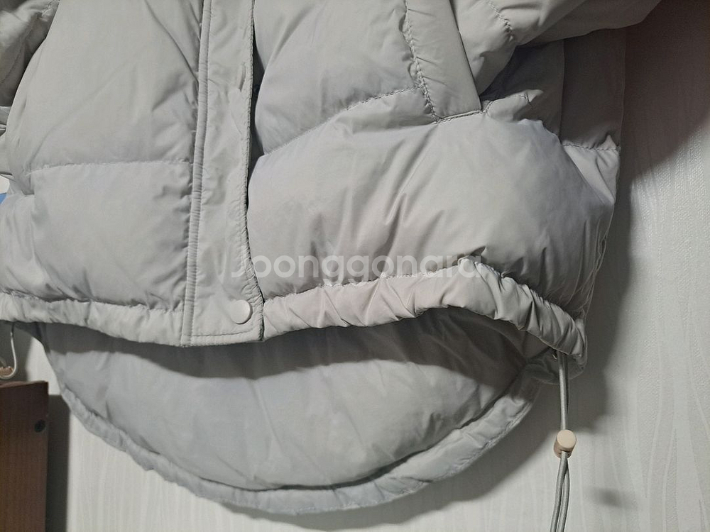 95-105)NII 덕다운/오리털 하프 패딩--5