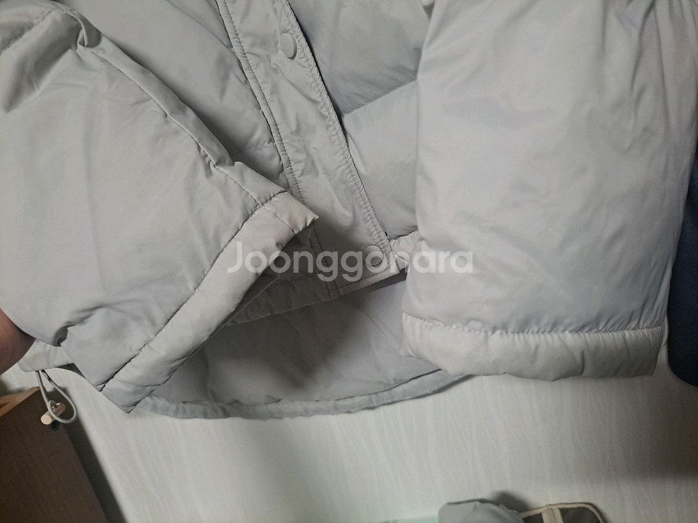 95-105)NII 덕다운/오리털 하프 패딩--6