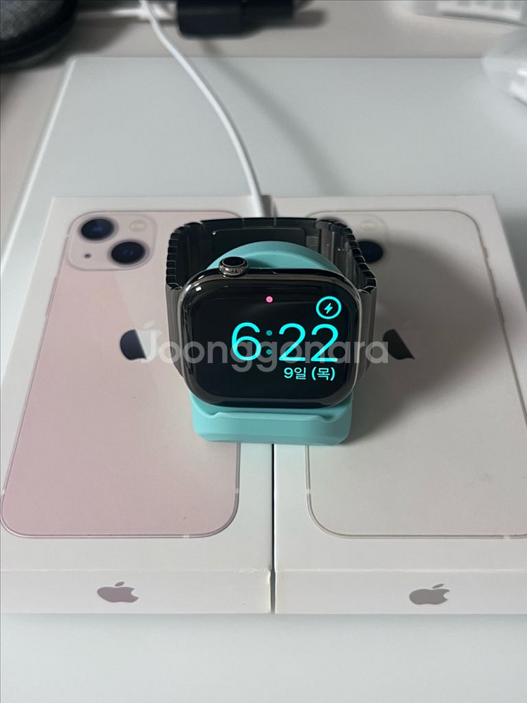 애플워치 Series 10 셀룰러 티타늄 46mm 링크--5