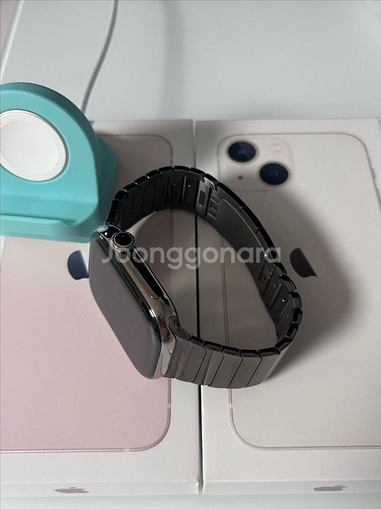 애플워치 Series 10 셀룰러 티타늄 46mm 링크--2