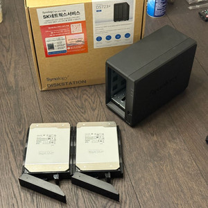 10월 1일 구매한 미등록 시놀로지 723+와 28TB
