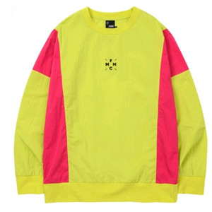 fcmm 컬러블럭 레트로 윈드브레이커 네온 L 바람막이