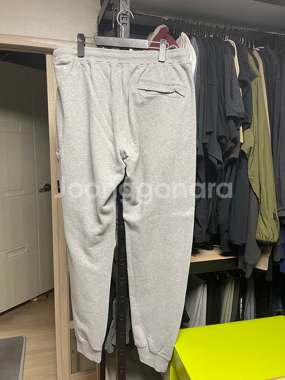 스톤아일랜드 가먼트다잉 기모 트레이닝 조거팬츠 2XL--2
