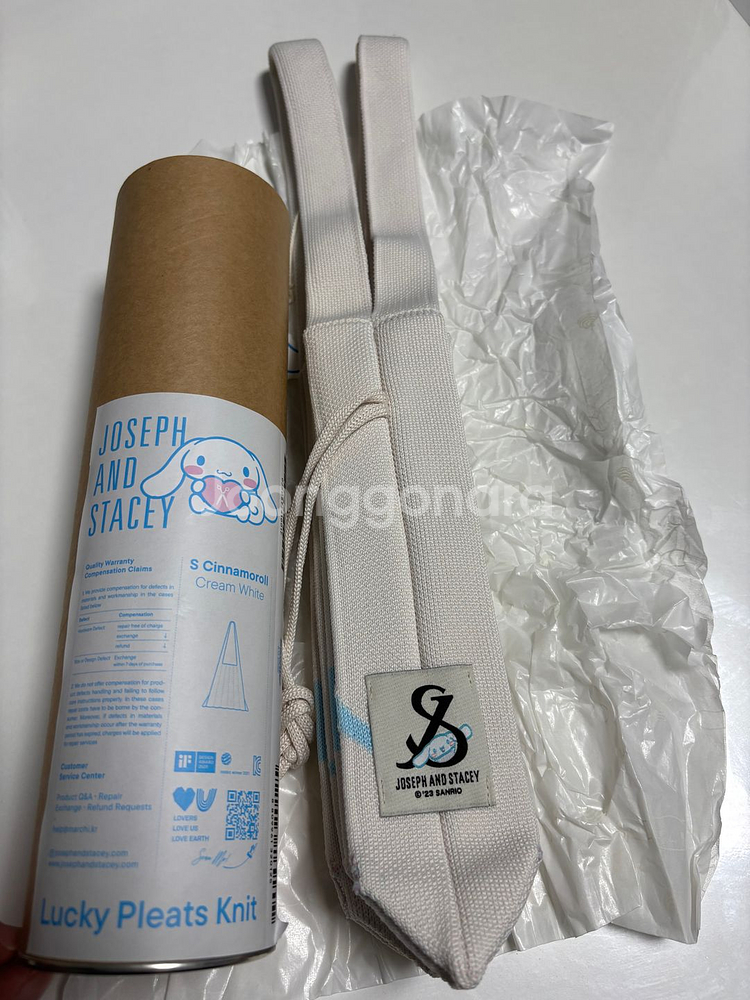 조셉앤스테이시 X 시나모롤 콜라보 니트백--0