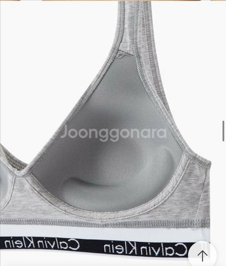 캘빈클라인 언더웨어 리프트 스쿱 브라렛 팬티 속옷세트--6