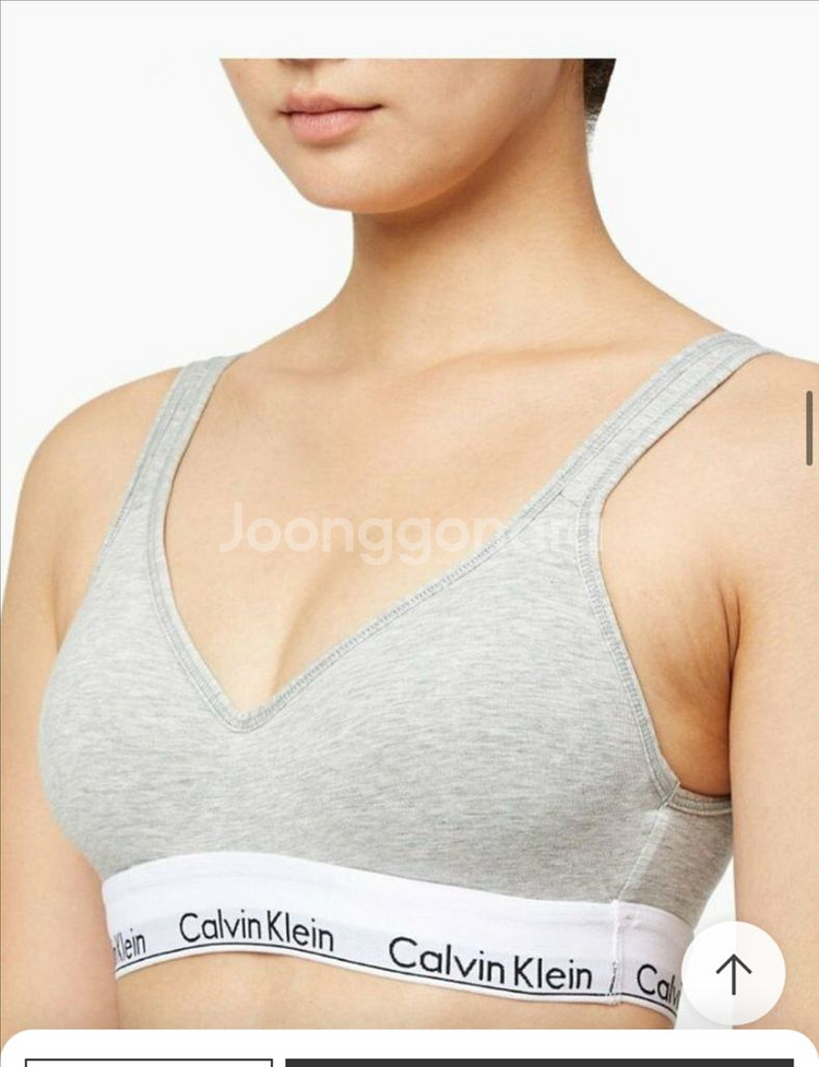 캘빈클라인 언더웨어 리프트 스쿱 브라렛 팬티 속옷세트--11