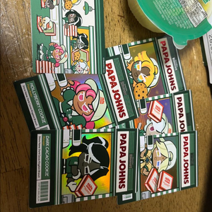 파파존스 쿠키런킹덤 쿠킹덤 콜라보 카드 B세트 급처 이미지