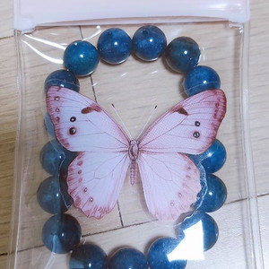 12mm알 아파타이트 원석 팔찌~ 새제품