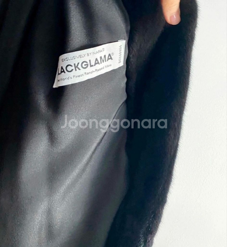 최고급 퀄리티 블랙그라마 롱 밍크코트--13