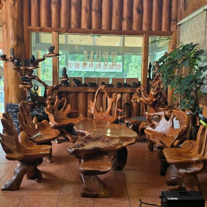 괴목 테이블세트 이미지