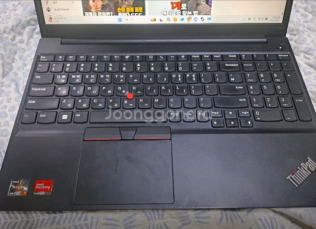 레노버 씽크패드 E15 Gen3 노트북 팝니다.--2