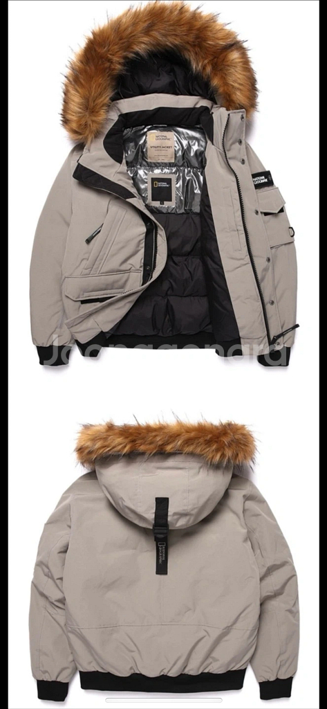 남자 겨울옷 내셔널 타루가 숏패딩 두툼한 파카--0