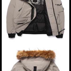 남자 겨울옷 내셔널 타루가 숏패딩 두툼한 파카