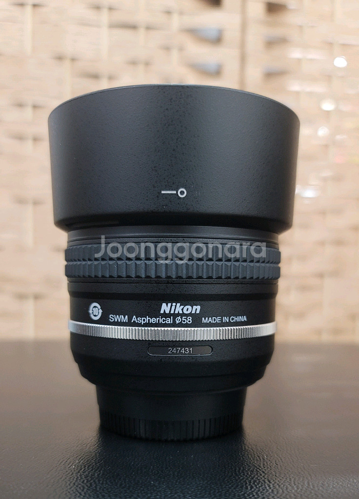 니콘/정품 af-s 50mm f1.8g 신품급--1