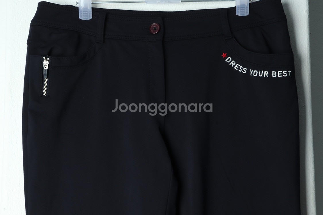 W(M-L) 핑 슬랙스 경량 바지 골프 네이비--2