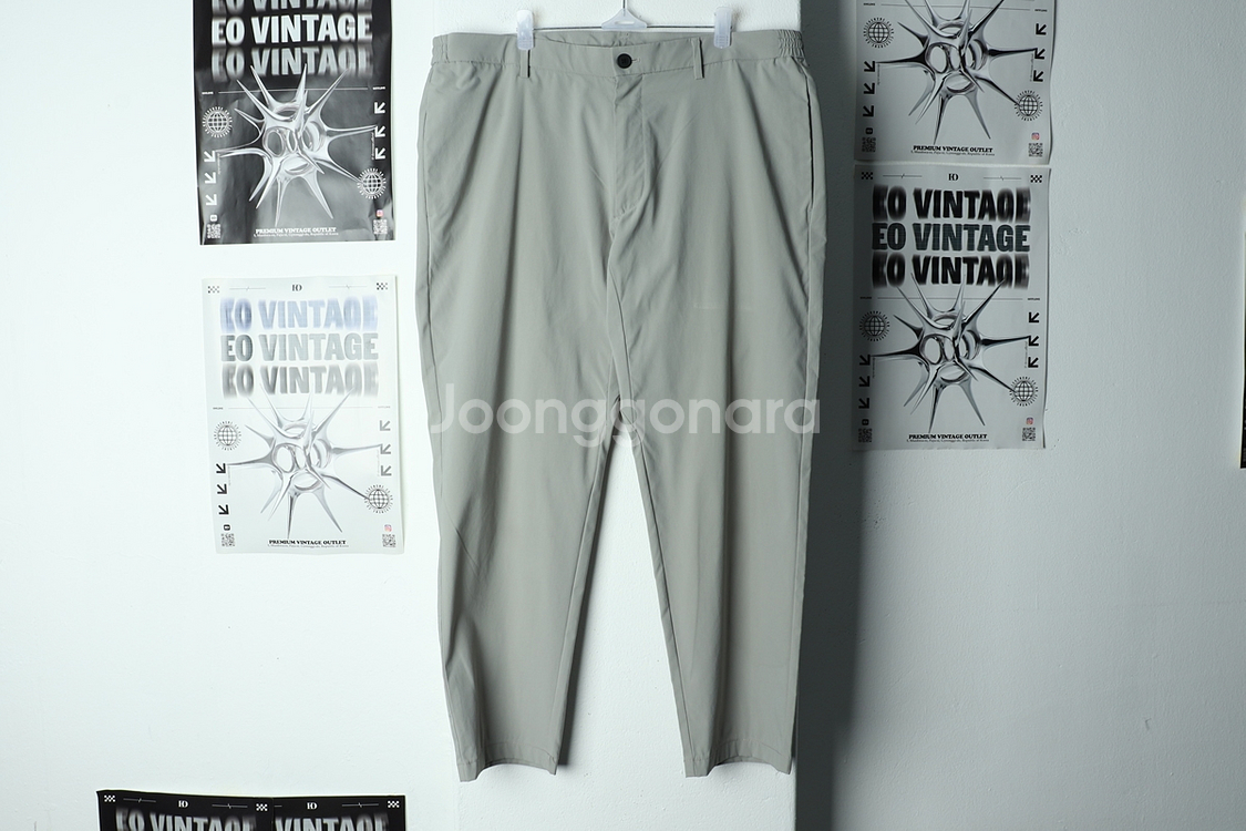 W(XL) 브랜드빈티지 슬랙스 경량 바지 유니클로--1