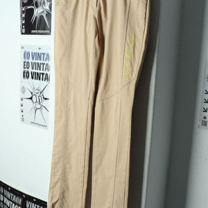 W(L) 르꼬끄 슬랙스 경량 바지 골프 베이지 면