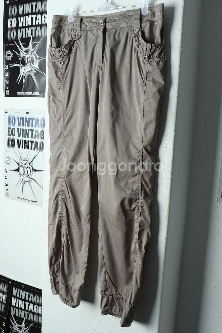 W(L-XL) 핑 슬랙스 경량 바지 골프 새틴 나일론--0