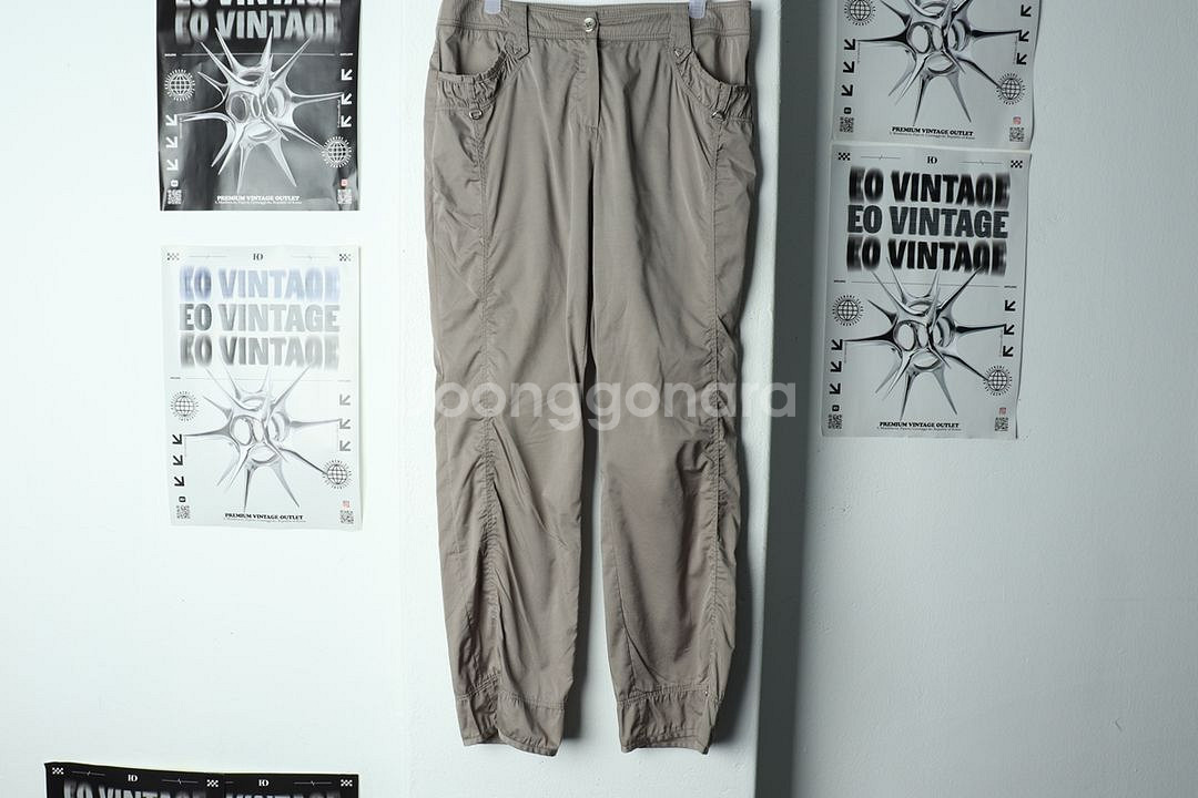 W(L-XL) 핑 슬랙스 경량 바지 골프 새틴 나일론--1