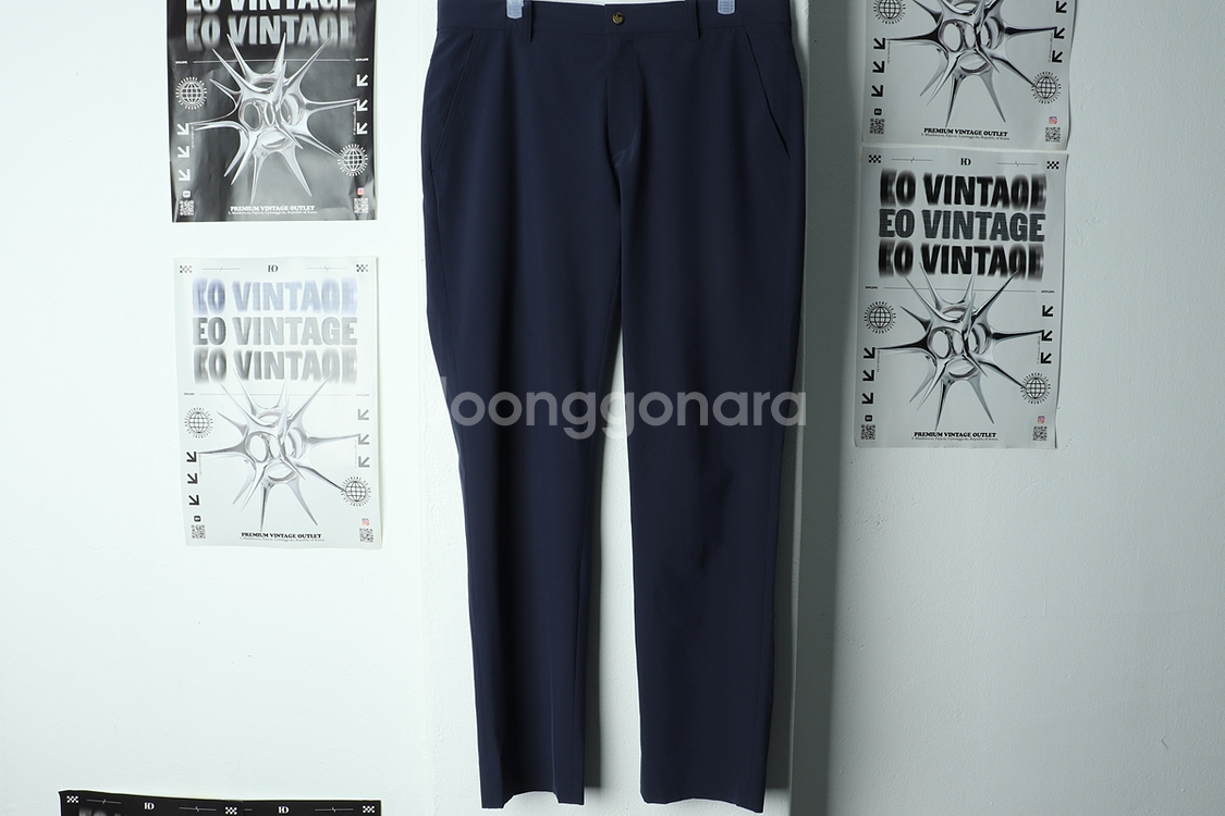 W(XL-2XL) 와이드앵글 슬랙스 경량 바지 골프--1