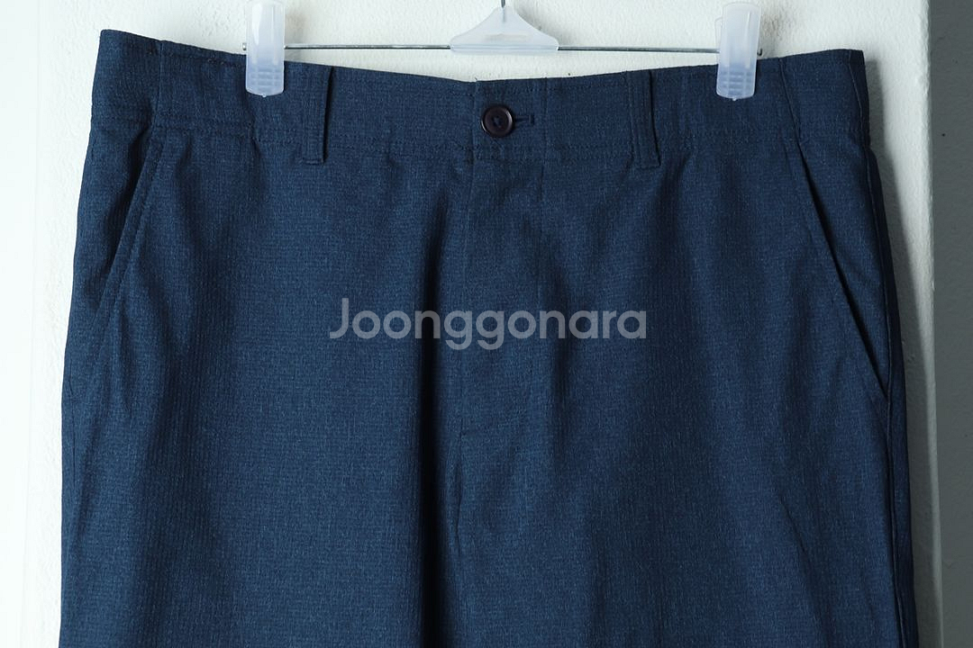 (L-XL) 헤지스 슬랙스 경량 바지 골프 네이비--2